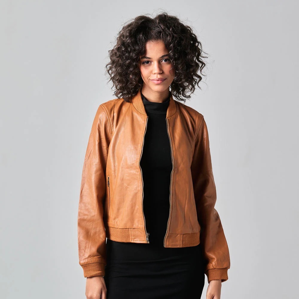 WanderersTravelco leather Bomber Jacket